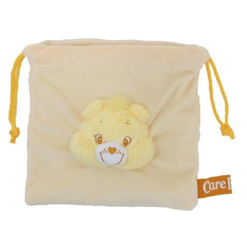 ケアベア 巾着袋 フェイスマスコット巾着 きんちゃくポーチ Love-A-Lot Bear CareBears キャラクター グッズ メール便可