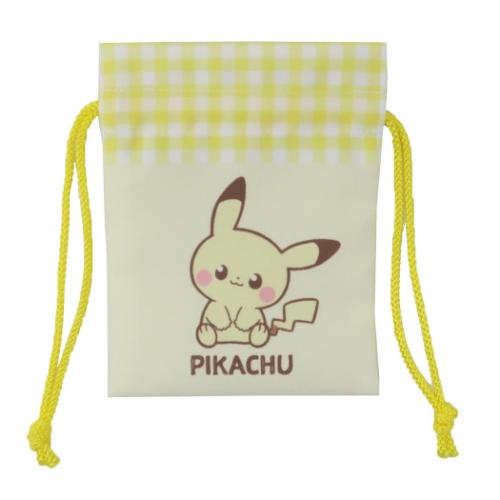 ポケットモンスター 巾着袋 豆巾着 ピカチュウ ポケモン キャラクター グッズ メール便可