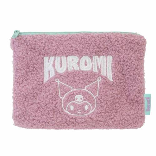 サンリオキャラクターズ コスメポーチ ボア フラットポーチ クロミ チリアンパープル サンリオ キャラクター グッズ