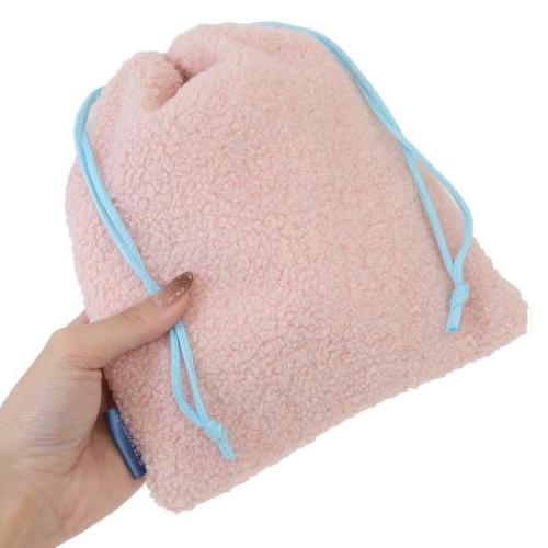 サンリオキャラクターズ 巾着袋 ボア キンチャク シナモロール ダスティピンク サンリオ キャラクター グッズ