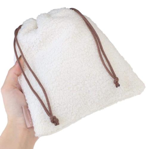 サンリオキャラクターズ 巾着袋 ボア キンチャク クロミ アイボリー サンリオ キャラクター グッズ