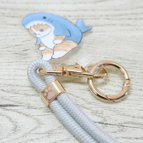 モフサンド ホールドリング マルチリングプラス ストラップセット サメにゃん mofusand キャラクター グッズ メール便可