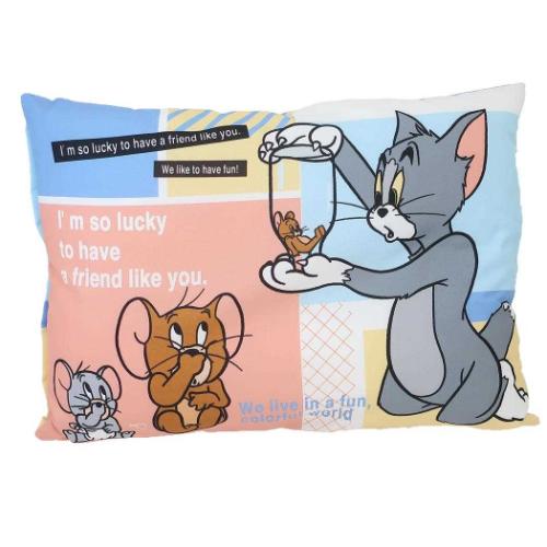 トムとジェリー 子供用まくら ジュニア枕 カラフルワールド ワーナーブラザース キャラクター グッズ