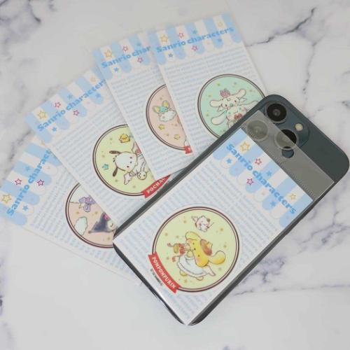 マイメロディ ビニールシール エンジェルクリスマス ダイカットステッカー サンリオ キャラクター グッズ メール便可