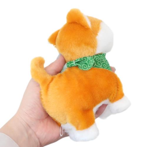 ぬいぐるみ 動物 まねまねトコトコ 豆シバ 犬 真似 どうぶつ グッズ