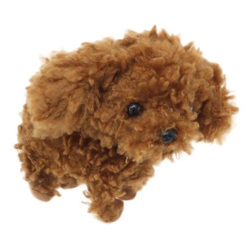 ぬいぐるみ 動物 まねまねトコトコ トイプードル 犬 真似 どうぶつ グッズ