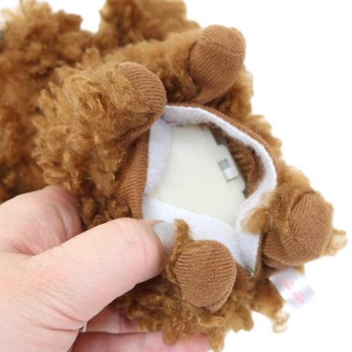 ぬいぐるみ 動物 まねまねトコトコ トイプードル 犬 真似 どうぶつ グッズ