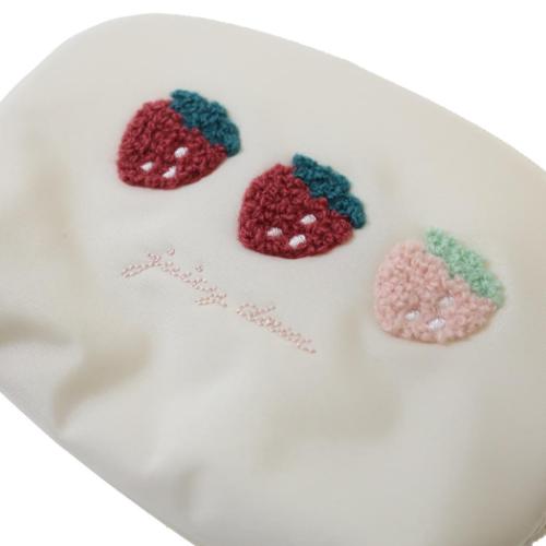 コスメポーチ ティッシュポーチ イチゴ 刺繍 ギフト グッズ