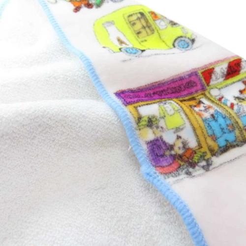 リチャードスキャリー ミニタオル ミニハンドタオル ハンカチタオル ビジータウンのおおどり 絵本キャラクター グッズ メール便可