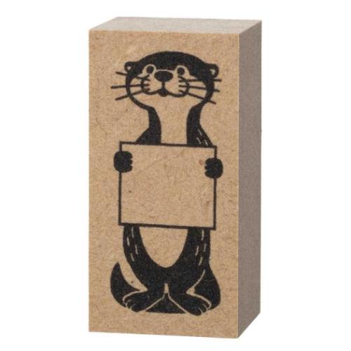 ハンコ カワウソスタンプ フリップ キャラクター グッズ メール便可