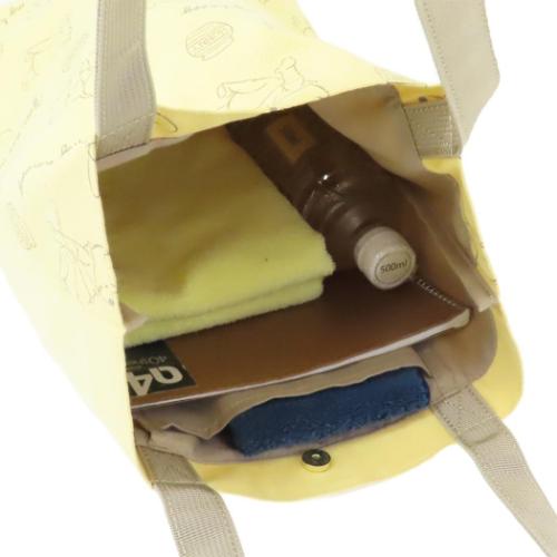 くまのプーさん トートバッグ キャンバストート YE ディズニー キャラクター グッズ メール便可