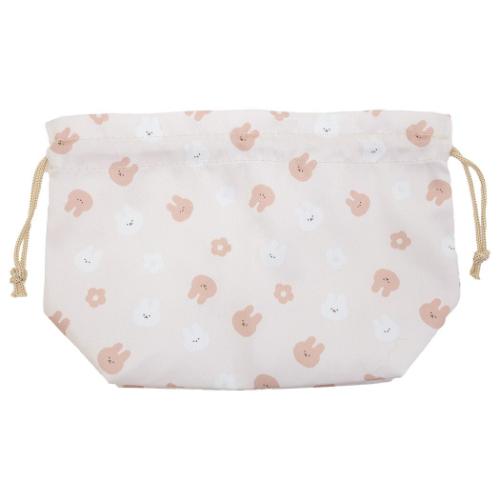 ランチ巾着 お弁当きんちゃくポーチ うさぎ 新入学 アニマル 女の子 グッズ メール便可