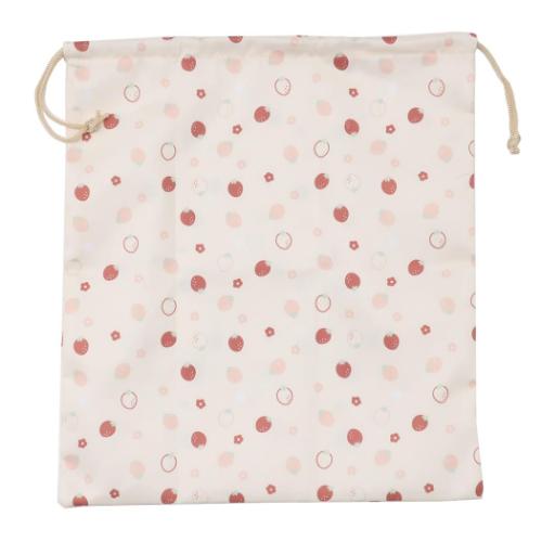 きんちゃく袋 きんちゃくポーチ 巾着L いちご 新入学 女の子 グッズ メール便可