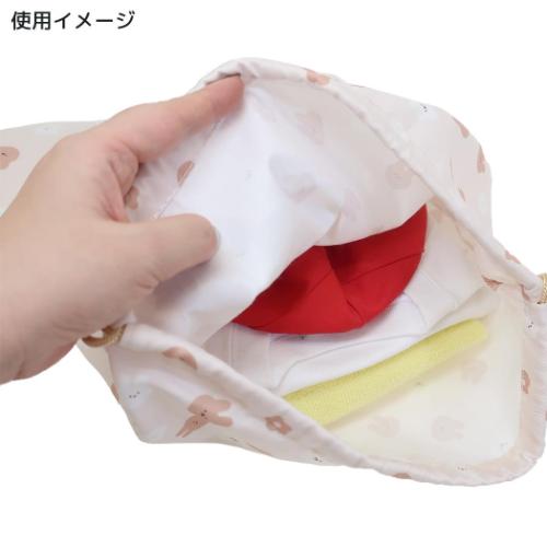 きんちゃく袋 きんちゃくポーチ 巾着L いちご 新入学 女の子 グッズ メール便可