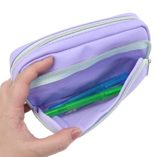 ポケットモンスター ペンケース 2段ポーチ パープル 新入学 ポケモン キャラクター グッズ