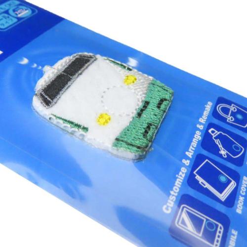 ワッペン トレインシールワッペン 200系新幹線 鉄道 手芸用品 グッズ メール便可