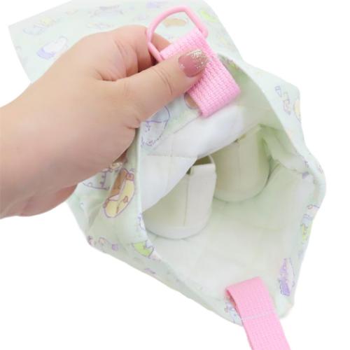 すみっコぐらし シューズバッグ 体育館靴かばん 総柄 新入学 サンエックス キャラクター グッズ メール便可