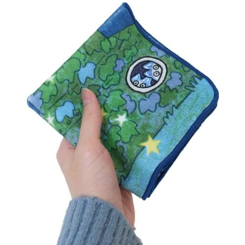 11ぴきのねこ ミニタオル インクジェットプリントハンカチタオル 11ピキノネコトヘンナネコ 絵本キャラクター グッズ