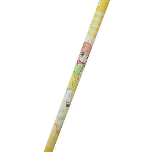 スパイファミリー 鉛筆 えんぴつ2B チェックスカート 新入学 少年ジャンプ アニメキャラクター グッズ メール便可