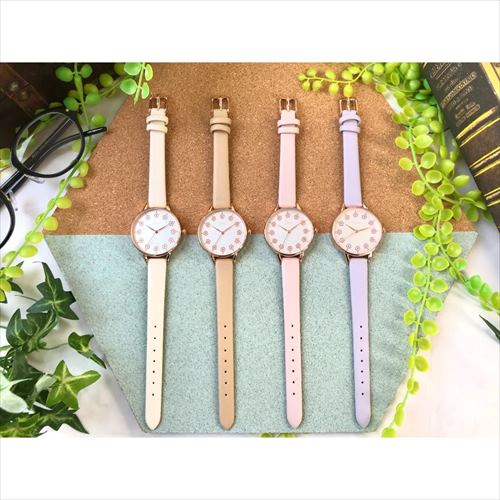 腕時計 メアリー WH BE PI PU カジュアル グッズ メール便可