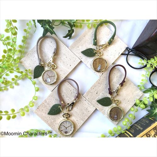 ムーミン 時計 ウッドKC Y GY 北欧 キャラクター グッズ メール便可
