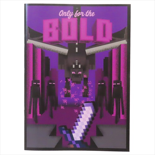 マインクラフト ノート B5ノート ブラック 新入学 Minecraft ゲームキャラクター グッズ メール便可