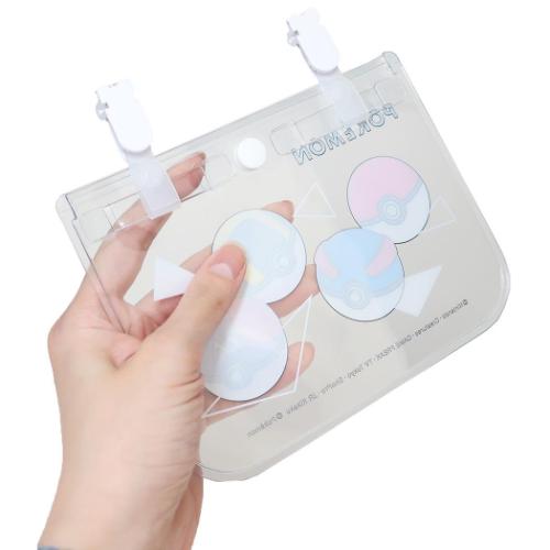 ポケットモンスター クリップポケット クリアクリップポケット クリア モンスターボール 新入学 ポケモン メール便可