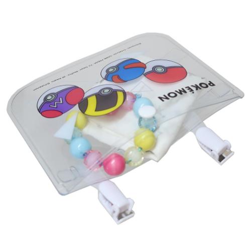 ポケットモンスター クリップポケット クリアクリップポケット クリア モンスターボール 新入学 ポケモン メール便可