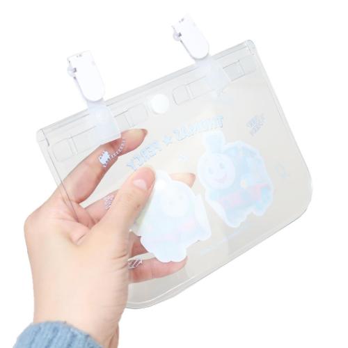 きかんしゃトーマス クリップポケット クリアクリップポケット オーロラ 新入学 キャラクター グッズ メール便可