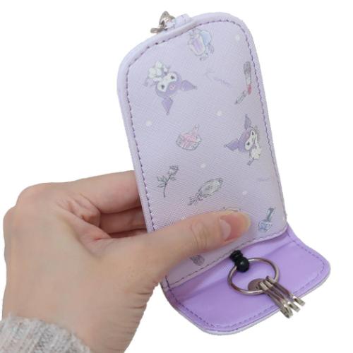 クロミ ランドセルキーカバー リール付きキーケース サンリオ キャラクター グッズ メール便可
