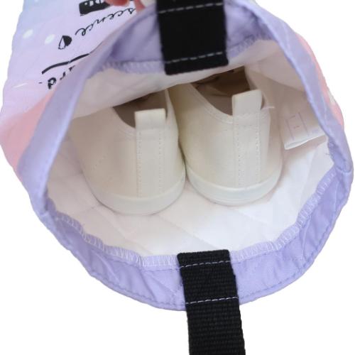 シューズバッグ キルトシューズバッグ ドット 新入学 女の子 グッズ メール便可