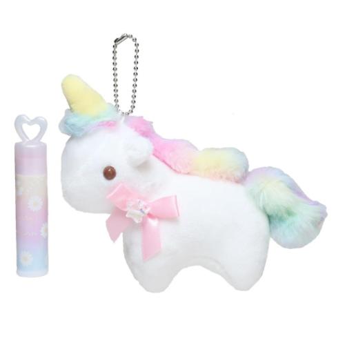 キッズコスメ ぬいぐるみ&リップクリーム ユニコーン かわいい グッズ