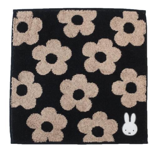 ミッフィー ハンドタオル タオルハンカチ シックフラワー ディックブルーナ 絵本キャラクター グッズ メール便可