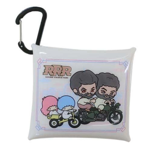 RRRxサンリオキャラクターズ ミニポーチ クリアマルチケースSS バイク サンリオ キャラクター グッズ メール便可