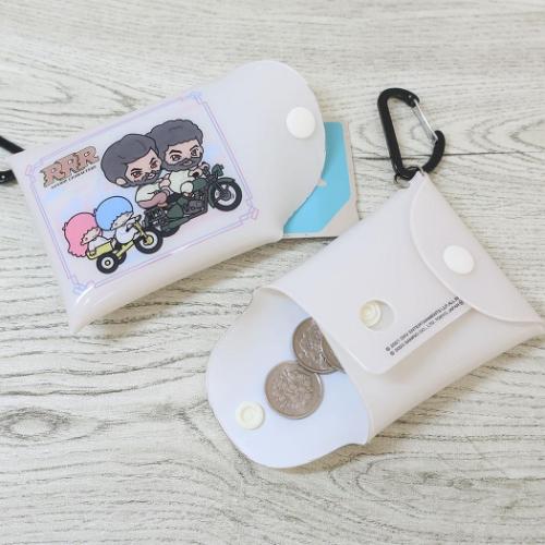 RRRxサンリオキャラクターズ ミニポーチ クリアマルチケースSS バイク サンリオ キャラクター グッズ メール便可