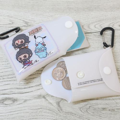 RRRxサンリオキャラクターズ ミニポーチ クリアマルチケースSS 肩車 サンリオ キャラクター グッズ メール便可
