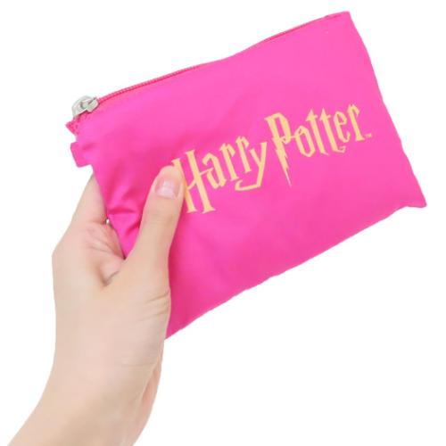 ハリーポッター エコバッグ トートバッグ ピンク ワーナーブラザース 映画キャラクター グッズ メール便可