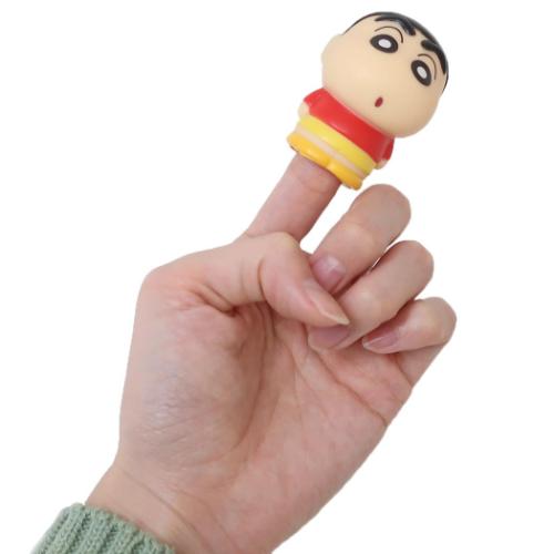 クレヨンしんちゃん マスコット 指人形 アクション仮面 アニメキャラクター グッズ