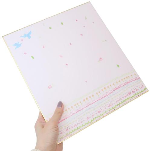 いわぶちさちこ 色紙 いわぶちさちこ2つ折り色紙 フォレスト 寄せ書き グッズ