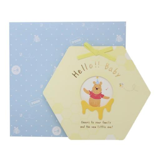 くまのプーさん 色紙 ハローベビー色紙 ディズニー キャラクター グッズ メール便可