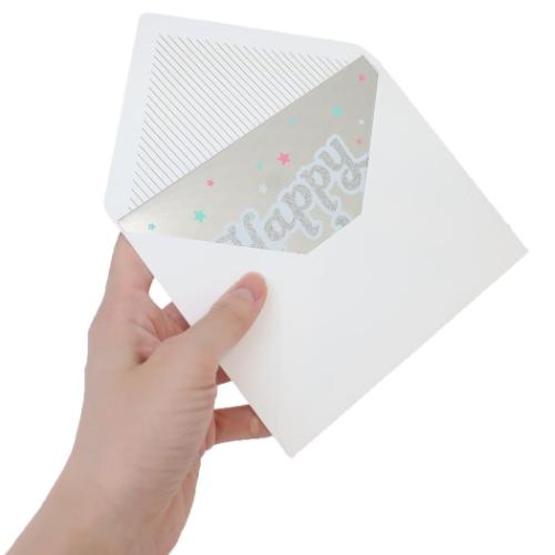 グリーティングカード グラフィカルカードシリーズ Happy Birthday 封筒付き グッズ メール便可