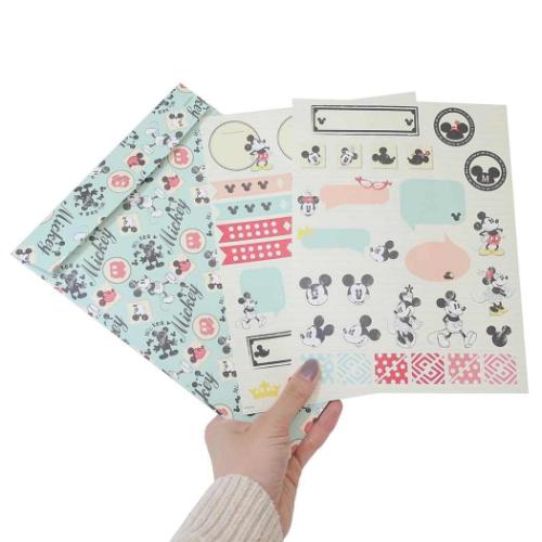 ミッキーマウス フォトアルバム Note Book Photo Album ディズニー キャラクター グッズ メール便可