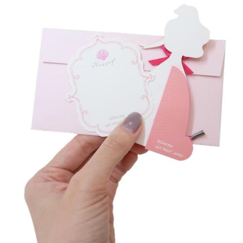 リトルマーメイド グリーティングカード ハニカムミニカード アリエル ディズニープリンセス キャラクター グッズ メール便可