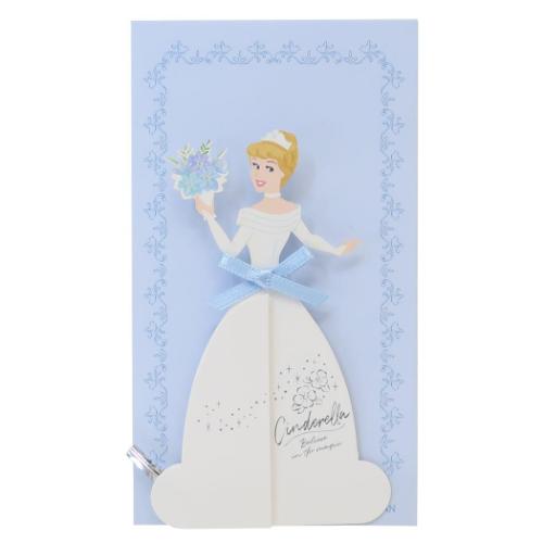シンデレラ グリーティングカード ハニカムミニカード ディズニープリンセス キャラクター グッズ メール便可