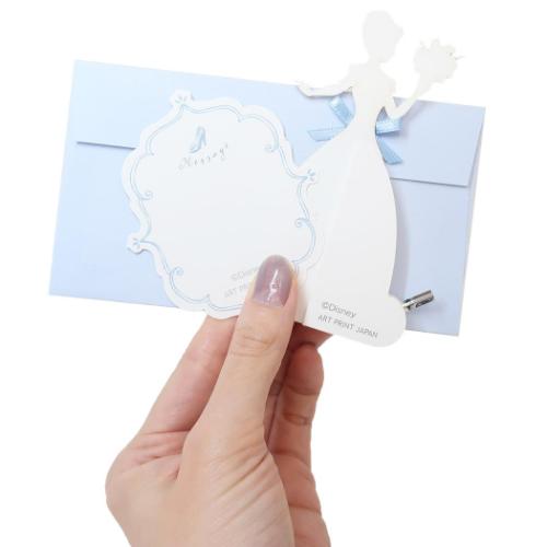 シンデレラ グリーティングカード ハニカムミニカード ディズニープリンセス キャラクター グッズ メール便可