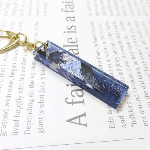 NARUTO チャーム スティックキーホルダー うちはサスケ NARUTOP99 少年ジャンプ キャラクター グッズ メール便可