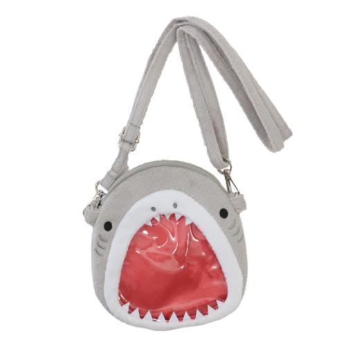 ショルダーポーチ 推し活ポシェット サメ 小物入れ グッズ メール便可