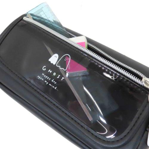 ペンケース フラップペンポーチ ツインゴースト 新入学 筆箱 グッズ