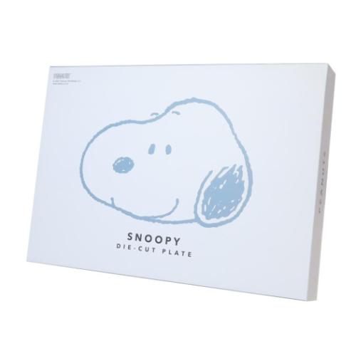 スヌーピー 中皿 ダイカットプレート フェイス L ピーナッツ キャラクター グッズ
