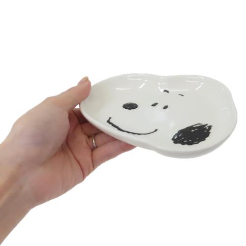 スヌーピー 小皿 ダイカットプレート フェイス S ピーナッツ キャラクター グッズ